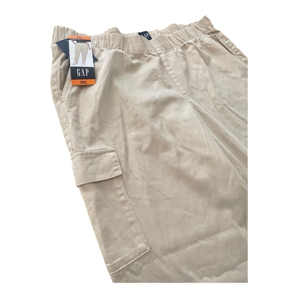 GAP TWILL CARGO PANT Elastic Waistband Size XXL - Picture 4 of 9